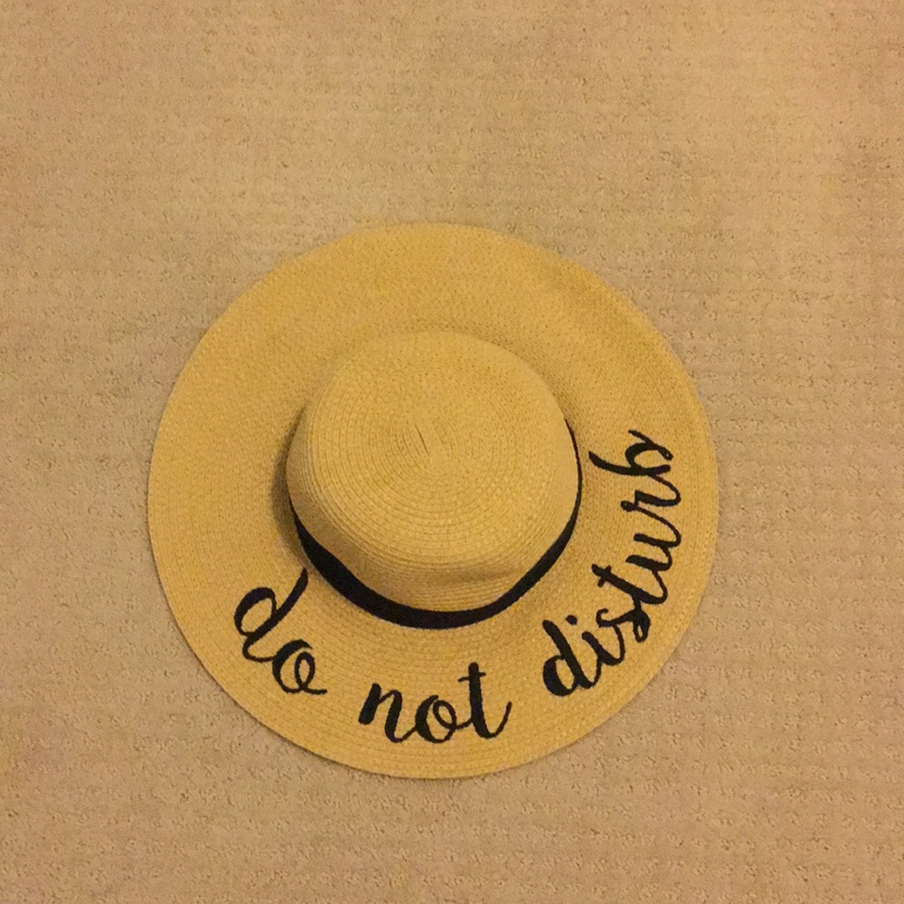 do not disturb floppy sun hat